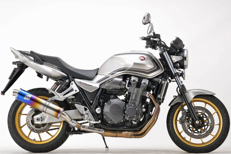 TSRとアールズ・ギアが共同開発するホンダCB1300SF＆SB用リプレイス用スリップオンマフラー｜TSR製CB1300SF/SB(’21-)用マフラー【世界耐久を共に戦うアールズ・ギアと開発】
