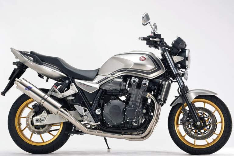 TSRとアールズ・ギアが共同開発するホンダCB1300SF＆SB用リプレイス用チタンフルエキゾースト4-1集合｜TSR製CB1300SF/SB(’21-)用マフラー【世界耐久を共に戦うアールズ・ギアと開発】