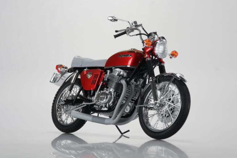 青島文化教材社 No.23 1/12 ホンダ CB750 ドリーム CB750 FOUR '69 カスタム｜伝説を組み上げろ! アオシマ 1/12プラモデル「ホンダ CB400FOUR/CB750FOUR」往年のカスタムスタイルで登場
