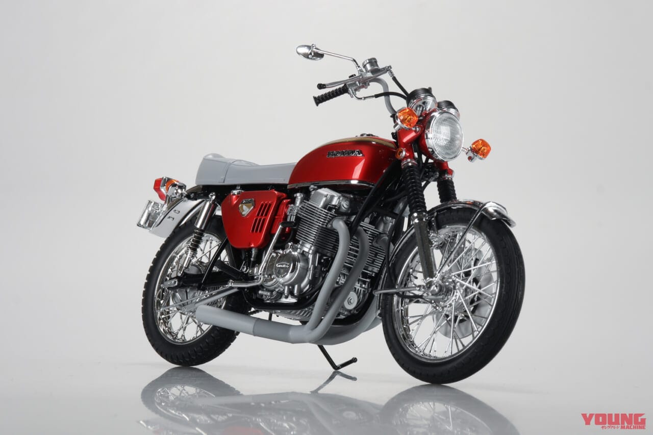 青島文化教材社 No.23 1/12 ホンダ CB750 ドリーム CB750 FOUR '69 カスタム｜伝説を組み上げろ! アオシマ 1/12プラモデル「ホンダ CB400FOUR/CB750FOUR」往年のカスタムスタイルで登場