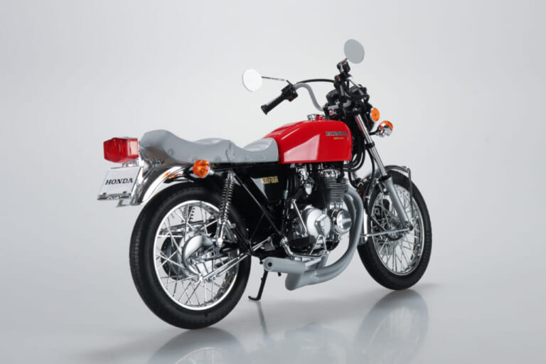 青島文化教材社 No.22 1/12 ホンダ CB400 CB400FOUR '76 カスタム｜伝説を組み上げろ! アオシマ 1/12プラモデル「ホンダ CB400FOUR/CB750FOUR」往年のカスタムスタイルで登場