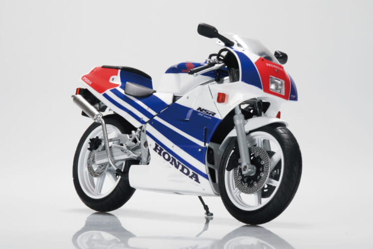 青島文化教材社1/12 完成品バイク Honda NSR250R '89｜【ホンダNSR250R ’89】青島文化教材社より伝説のMC18型が完成品スケールモデルとして登場