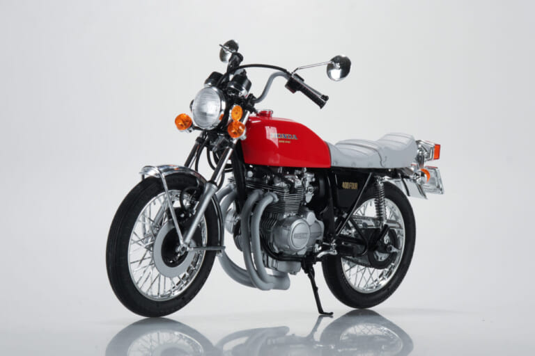 青島文化教材社 No.22 1/12 ホンダ CB400 CB400FOUR '76 カスタム｜伝説を組み上げろ! アオシマ 1/12プラモデル「ホンダ CB400FOUR/CB750FOUR」往年のカスタムスタイルで登場
