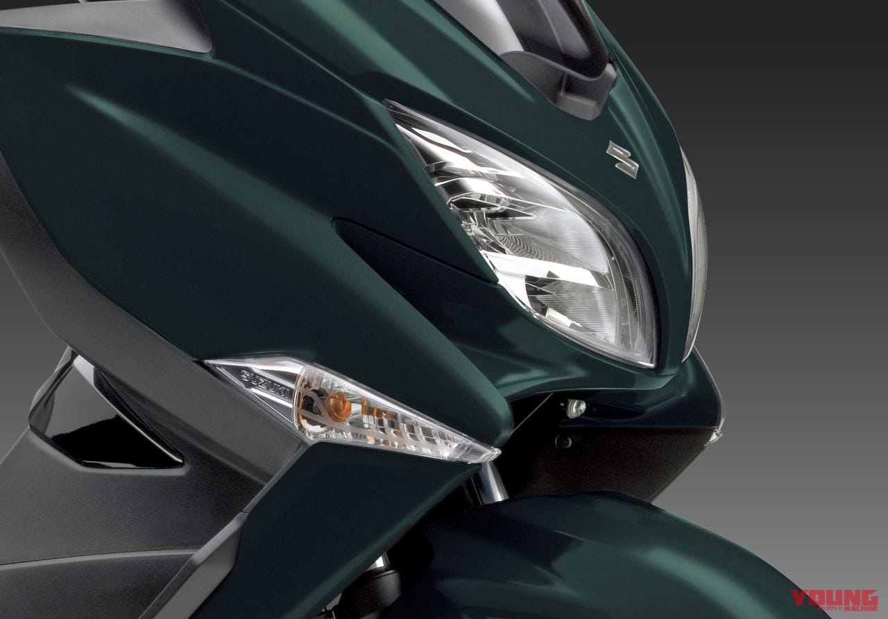 スズキ|バーグマン400|イギリス仕様|2025年モデル|今度の「バーグマン400」はゴールドホイール! 英スズキがニューカラー3色を発表、日本使用にも導入?