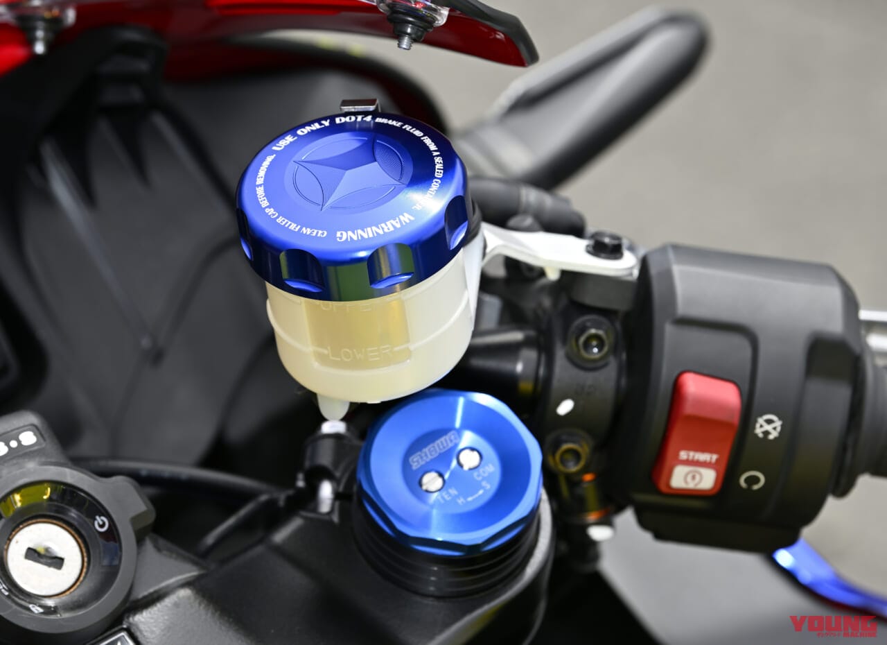 モリワキ マスターシリンダーキャップ｜変則2本出し”MD211VF管”復活! CBR600RR用モリワキ「ZERO GP ANO」
