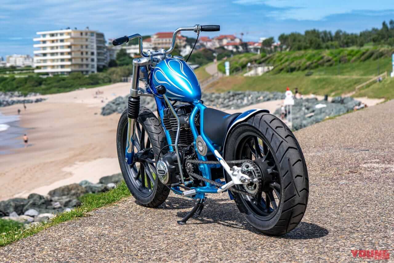 |「え、これがGB350Sなの?!」イタリアで作られた和ボバー・「Hachimanaan」は八幡の名がルーツ【欧州カスタム優勝車】