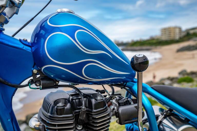 Hachimaan – MAAN Motocicli Audaci: Italy|「え、これがGB350Sなの?!」イタリアで作られた和ボバー・「Hachimanaan」は八幡の名がルーツ【欧州カスタム優勝車】