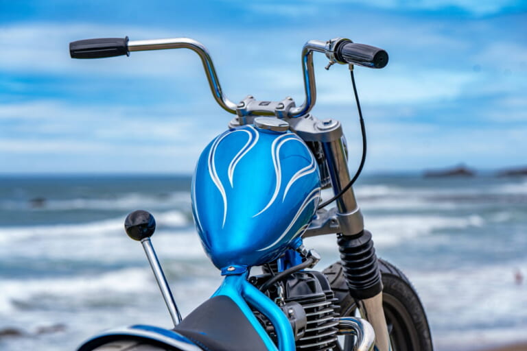 Hachimaan – MAAN Motocicli Audaci: Italy|「え、これがGB350Sなの?!」イタリアで作られた和ボバー・「Hachimanaan」は八幡の名がルーツ【欧州カスタム優勝車】