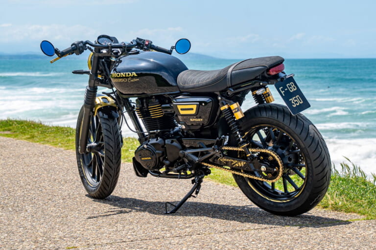 GRAND (B)RIX – Sporty Bike: Germany|「え、これがGB350Sなの?!」イタリアで作られた和ボバー・「Hachimanaan」は八幡の名がルーツ【欧州カスタム優勝車】