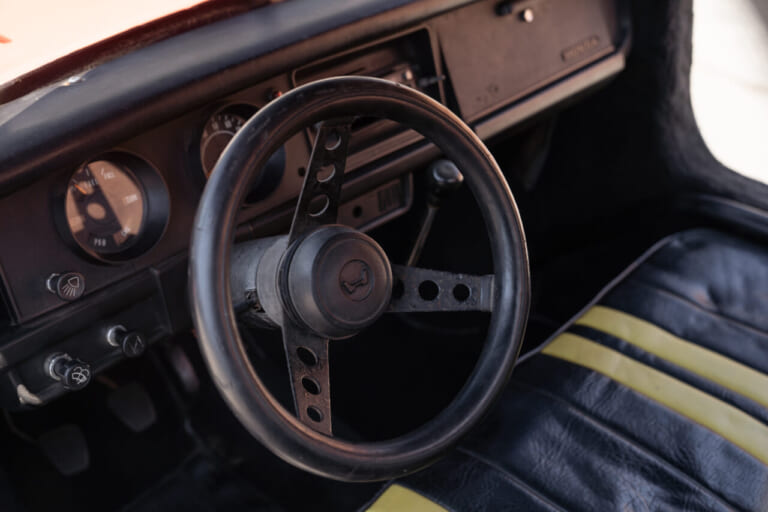 ステアリング｜【魔改造Nコロ】アメリカで爆走する”公道ゴーカート”!  ホンダN600 オープンカスタムがアツい