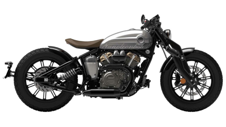 ベンダ|ナポレオンボブ250|水冷250cc・V型2気筒のカスタムクルーザー「BENDA ナポレオンボブ250」日本上陸ほぼ確! 独自のサスペンションを持つ怪マシン