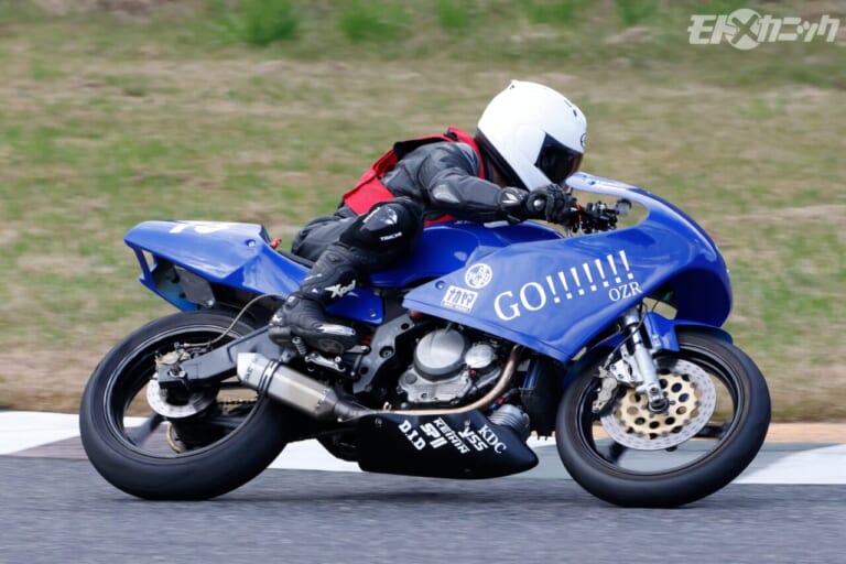 BOST｜走行｜SUZUKI Goose350｜[旧車サーキット走行会] アストライドB.O.S.T.：第1回にして大盛況! シングル＆ツインオーナーが大挙エントリー