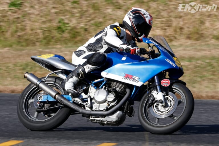 BOST｜走行｜SUZUKI Goose350｜[旧車サーキット走行会] アストライドB.O.S.T.：第1回にして大盛況! シングル＆ツインオーナーが大挙エントリー
