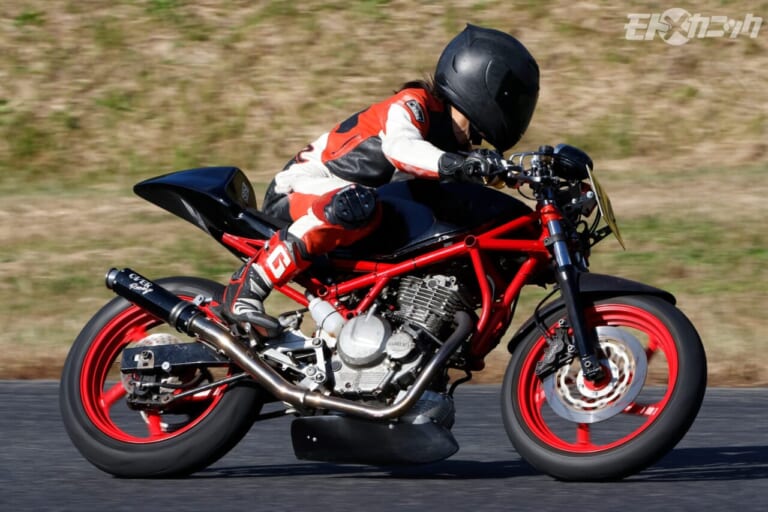 BOST｜走行｜SUZUKI Goose250｜[旧車サーキット走行会] アストライドB.O.S.T.：第1回にして大盛況! シングル＆ツインオーナーが大挙エントリー
