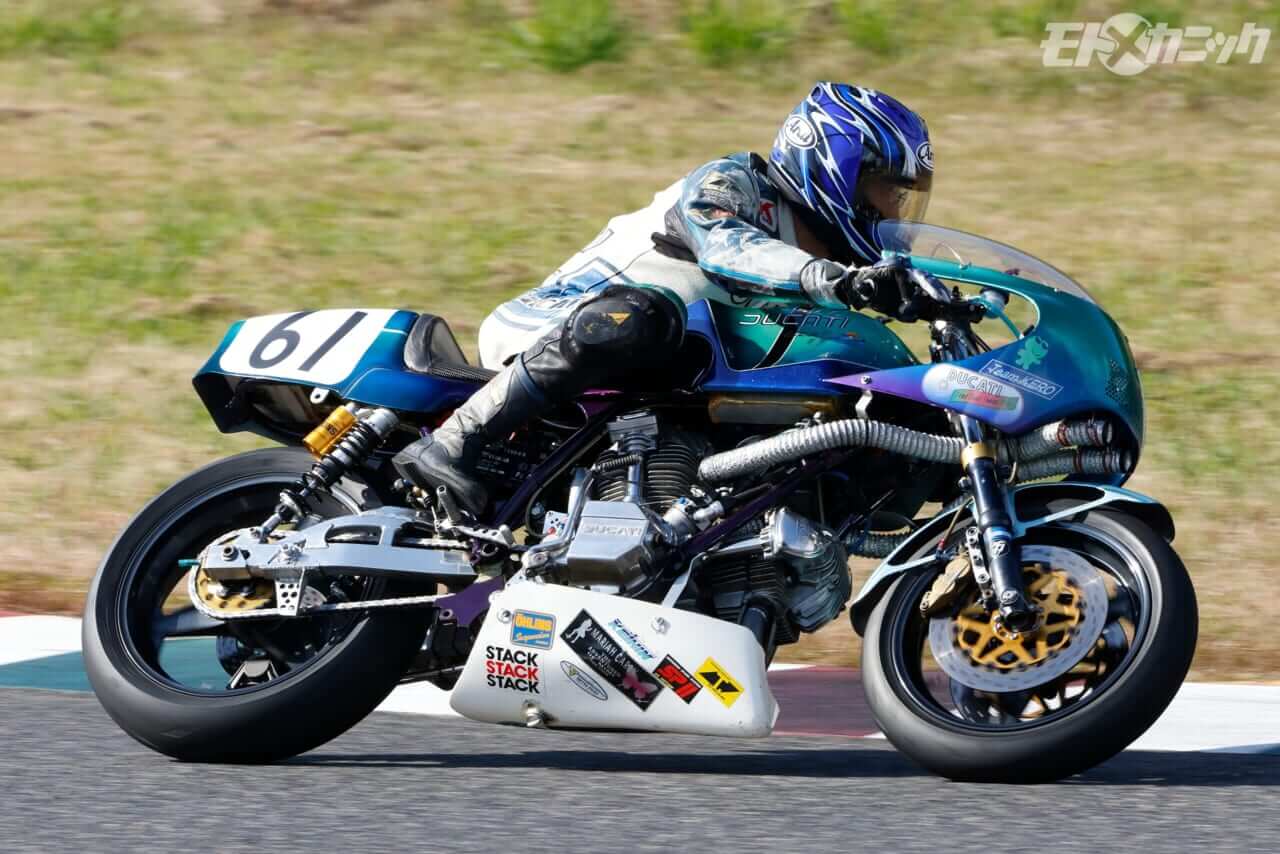 BOST｜走行｜DUCATI MHR｜[旧車サーキット走行会] アストライドB.O.S.T.：第1回にして大盛況! シングル＆ツインオーナーが大挙エントリー