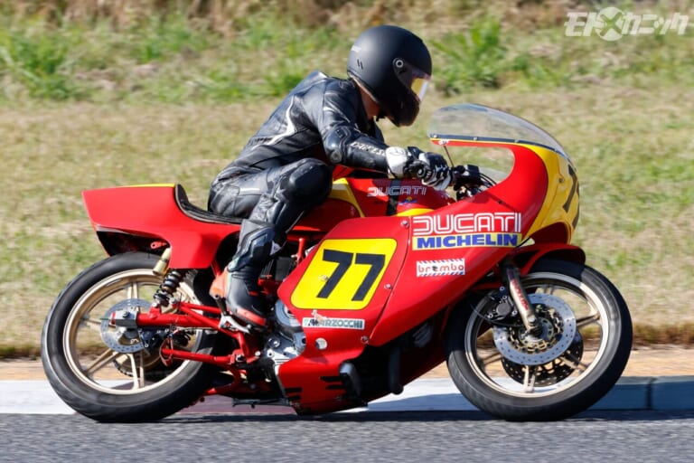 BOST｜走行｜DUCATI SL600 PANTAH｜[旧車サーキット走行会] アストライドB.O.S.T.：第1回にして大盛況! シングル＆ツインオーナーが大挙エントリー