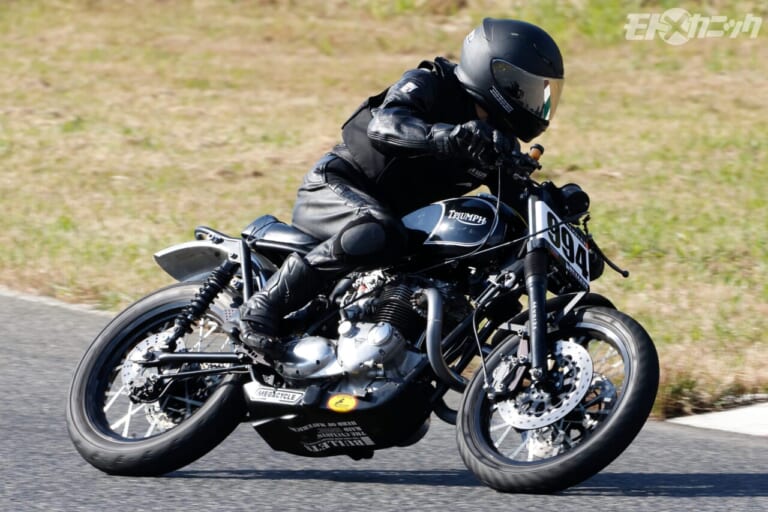 BOST｜走行｜TRIUMPH T140V｜[旧車サーキット走行会] アストライドB.O.S.T.：第1回にして大盛況! シングル＆ツインオーナーが大挙エントリー