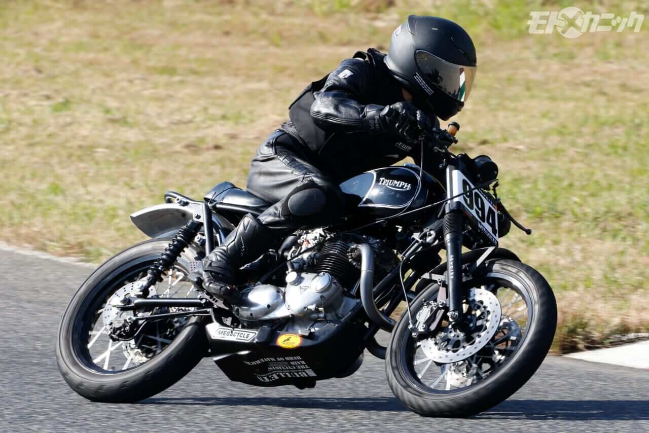 BOST｜走行｜TRIUMPH T140V｜[旧車サーキット走行会] アストライドB.O.S.T.：第1回にして大盛況! シングル＆ツインオーナーが大挙エントリー