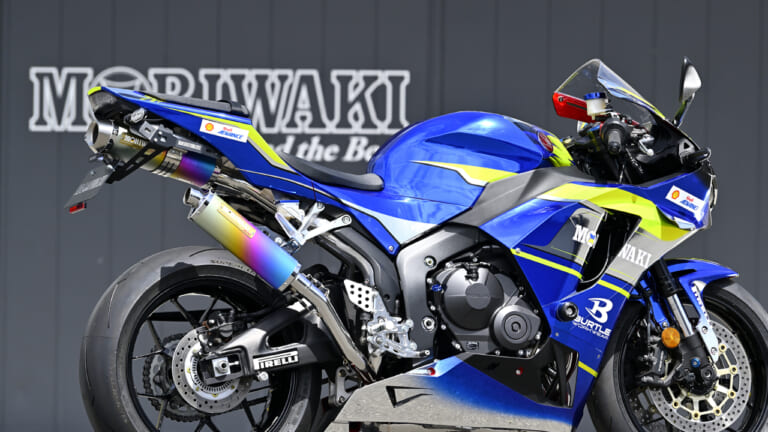 変則2本出し”MD211VF管”復活! CBR600RR用モリワキ「ZERO GP ANO」