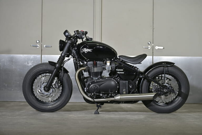 BLACK CUSTOM V2. ｜【トライアンフ ボンネビルボバー カスタム】BLACK CUSTOM V2.〈プロト〉