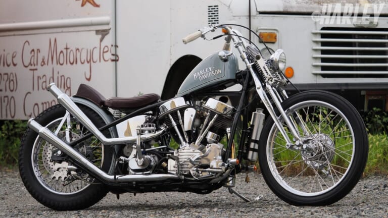 PANHEAD SPRINGER CHOPPER｜遠藤自動車サービスカスタム｜[ハーレーカスタム] パンヘッドスプリンガーチョッパー：フロントに珠玉のVLスプリンガー!〈遠藤自動車サービス〉