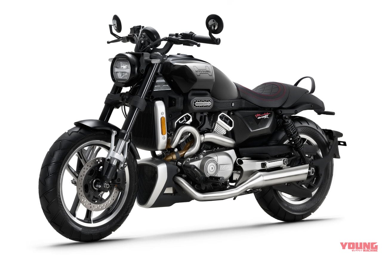 ヒョースン|GX125Xロードスター|水冷V型2気筒エンジンの原付二種、新型登場!! ヒョースン「GV125Xロードスター」7月上旬発売へ