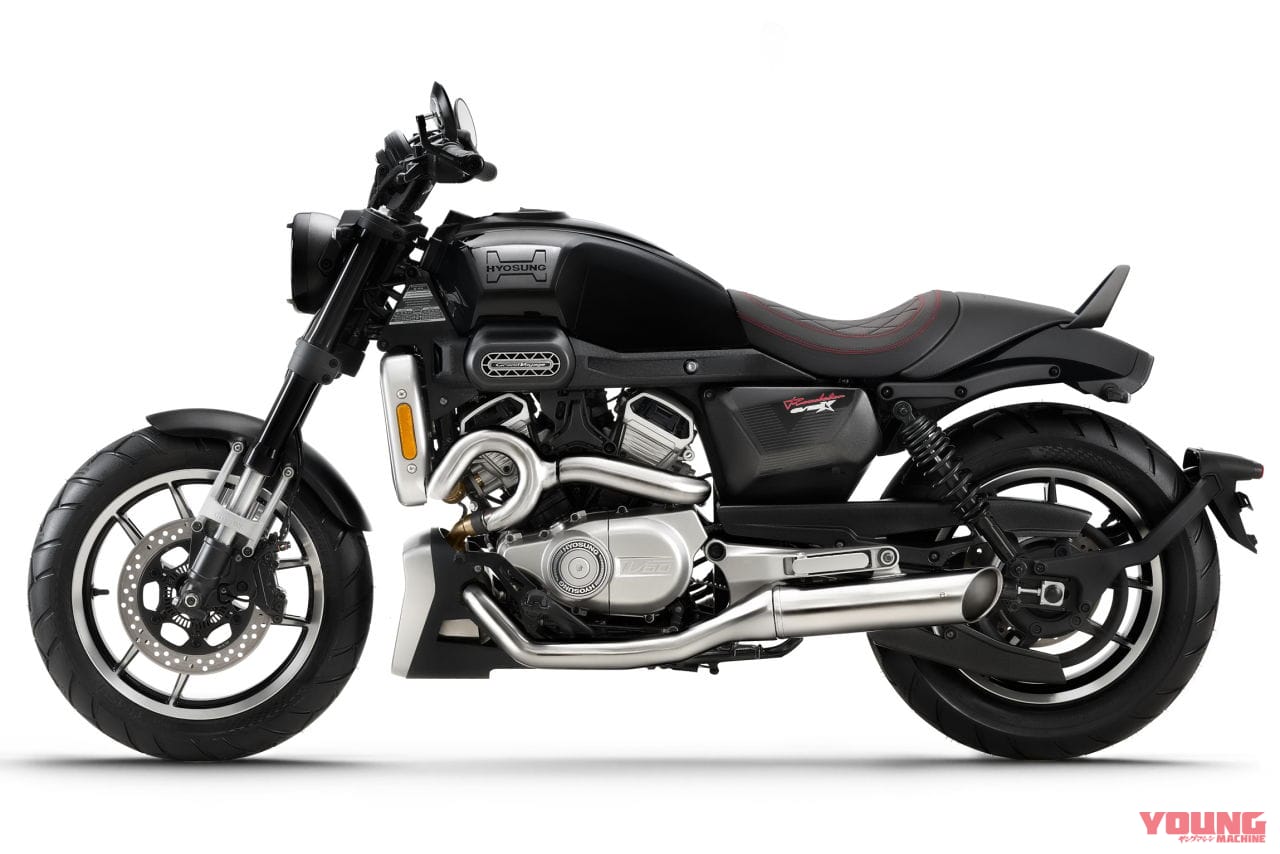 ヒョースン|GX125Xロードスター|水冷V型2気筒エンジンの原付二種、新型登場!! ヒョースン「GV125Xロードスター」7月上旬発売へ