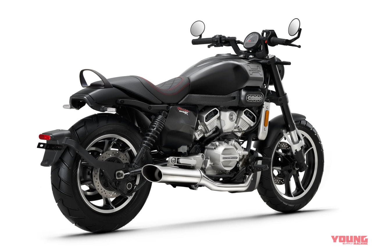 ヒョースン|GX125Xロードスター|水冷V型2気筒エンジンの原付二種、新型登場!! ヒョースン「GV125Xロードスター」7月上旬発売へ