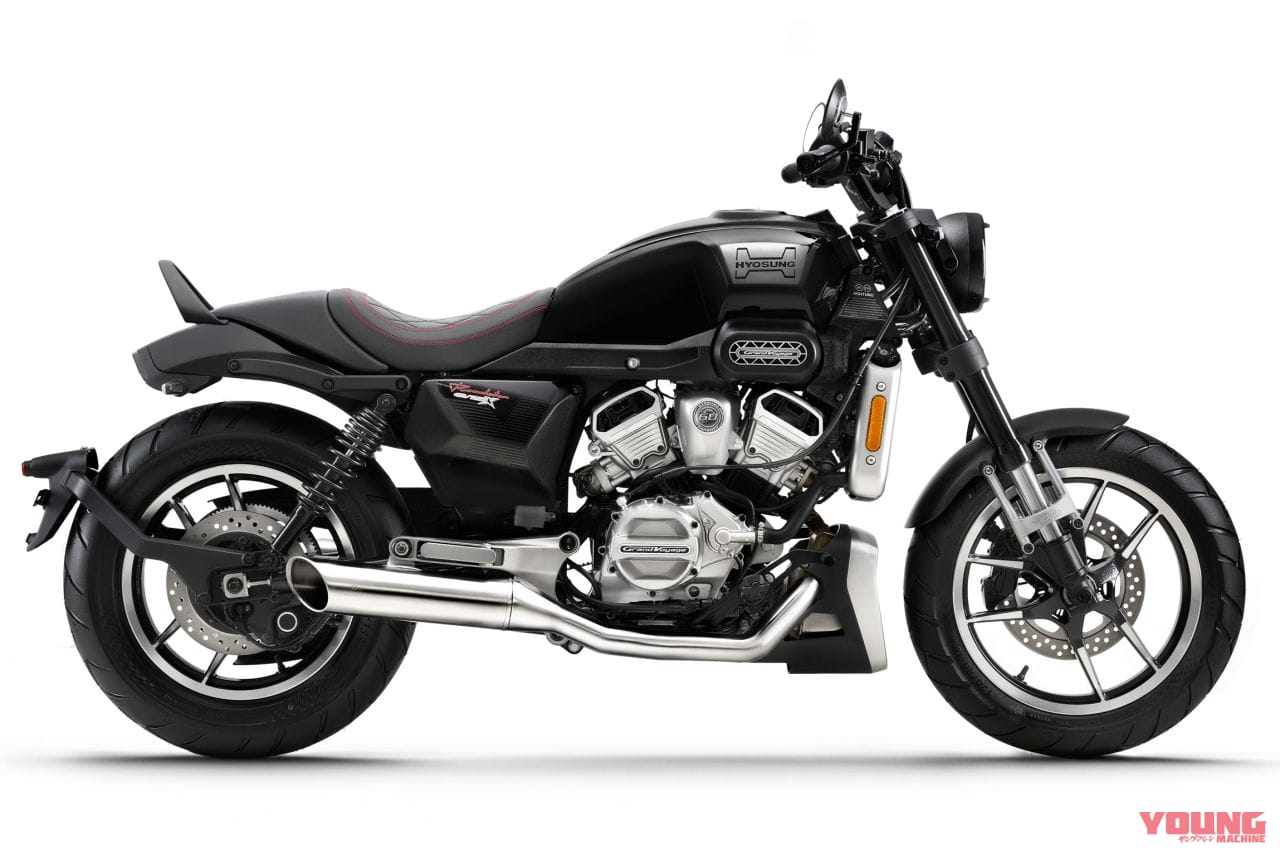 ヒョースン|GX125Xロードスター|水冷V型2気筒エンジンの原付二種、新型登場!! ヒョースン「GV125Xロードスター」7月上旬発売へ