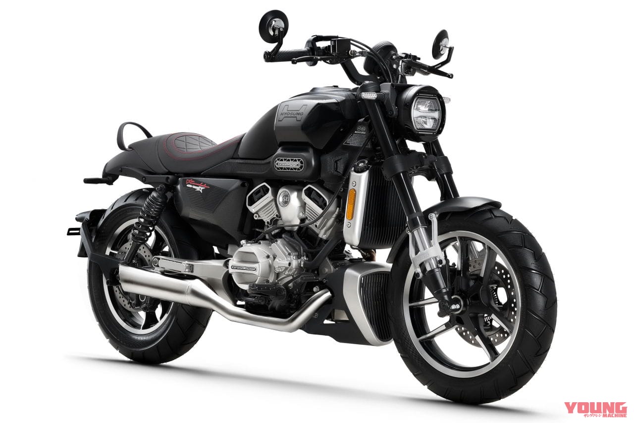 ヒョースン|GX125Xロードスター|水冷V型2気筒エンジンの原付二種、新型登場!! ヒョースン「GV125Xロードスター」7月上旬発売へ