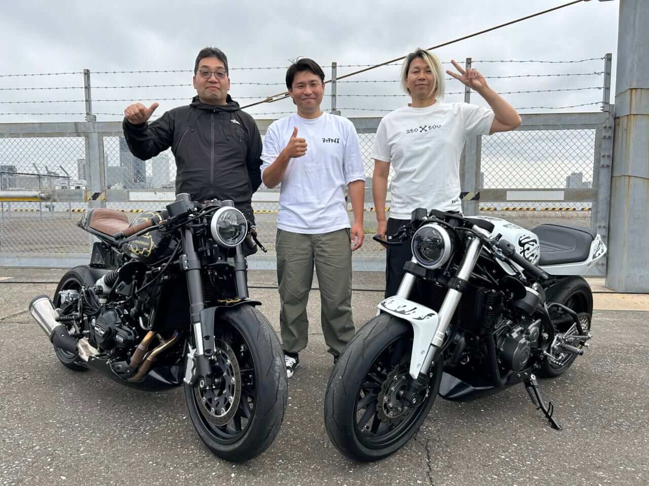 プライベートビルダー・抹茶いぬレーシング｜謎のハーレー!? レインボーカラーのカフェレーサーの正体は? 公道ではなくまずサーキットへ