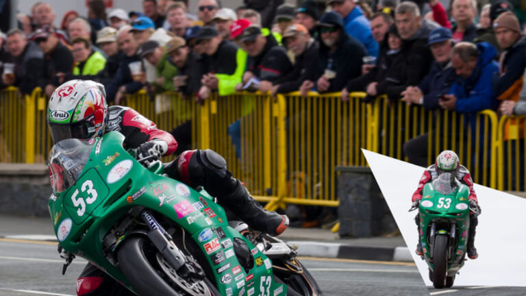 2025年マン島TT、日本人ライダーの山中正之選手が決勝の2レースを完走！