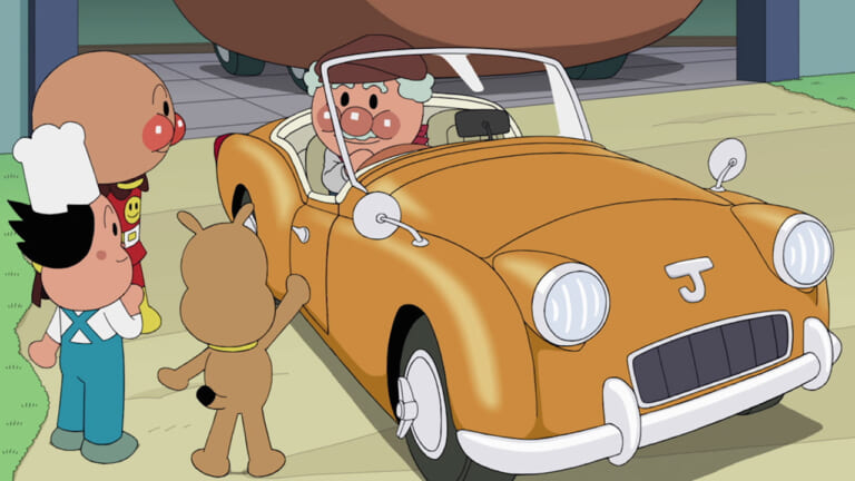 第1621話「ジャムおじさんとコキンちゃん」|ジャムおじさんは隠れたバイク乗り! 歴代愛車を紹介 | 最新映画では「スーパーカブ」登場か?【アンパンマン新作映画公開記念】