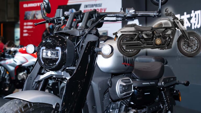 400ccクラスのVツインクルーザー！ QJMOTOR「SRV400VS」7月より入荷、シート高734mmで77万8000円