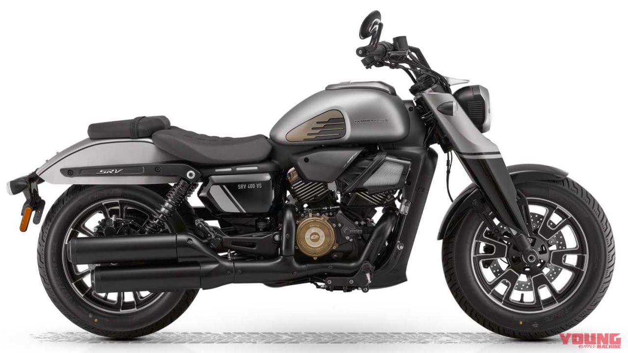 QJMOTOR SRV 400 VS｜400ccクラスのVツインクルーザー！ QJMOTOR「SRV400VS」7月より入荷、シート高734mmで77万8000円