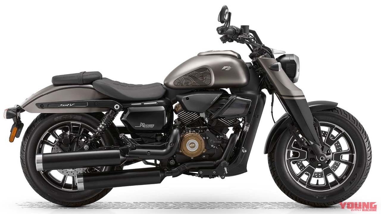 QJMOTOR SRV 400 VS｜400ccクラスのVツインクルーザー！ QJMOTOR「SRV400VS」7月より入荷、シート高734mmで77万8000円
