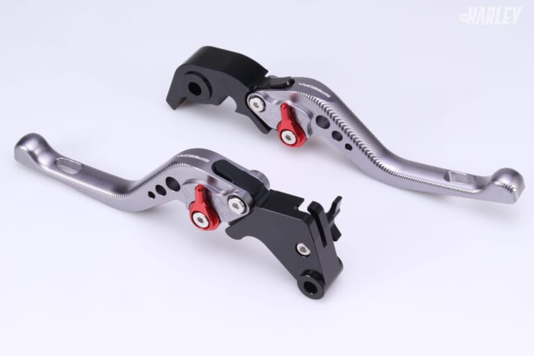 SPEEDRA｜アジャストレバー 3Dショートタイプ レボリューションMAXモデル用｜[ハーレーカスタム] ハーレー分野でも高品質なオリジナルアルミビレットパーツを開発〈SPEEDRA〉