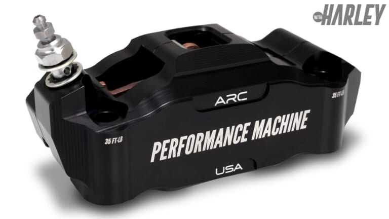 PERFORMANCEMACHINE｜125 X 4 Race series ラジアルマウントキャリパー｜[ハーレーダビッドソンカスタム] 厳選・パフォーマンスアップパーツ〈スズキ＆アソシエイツ〉