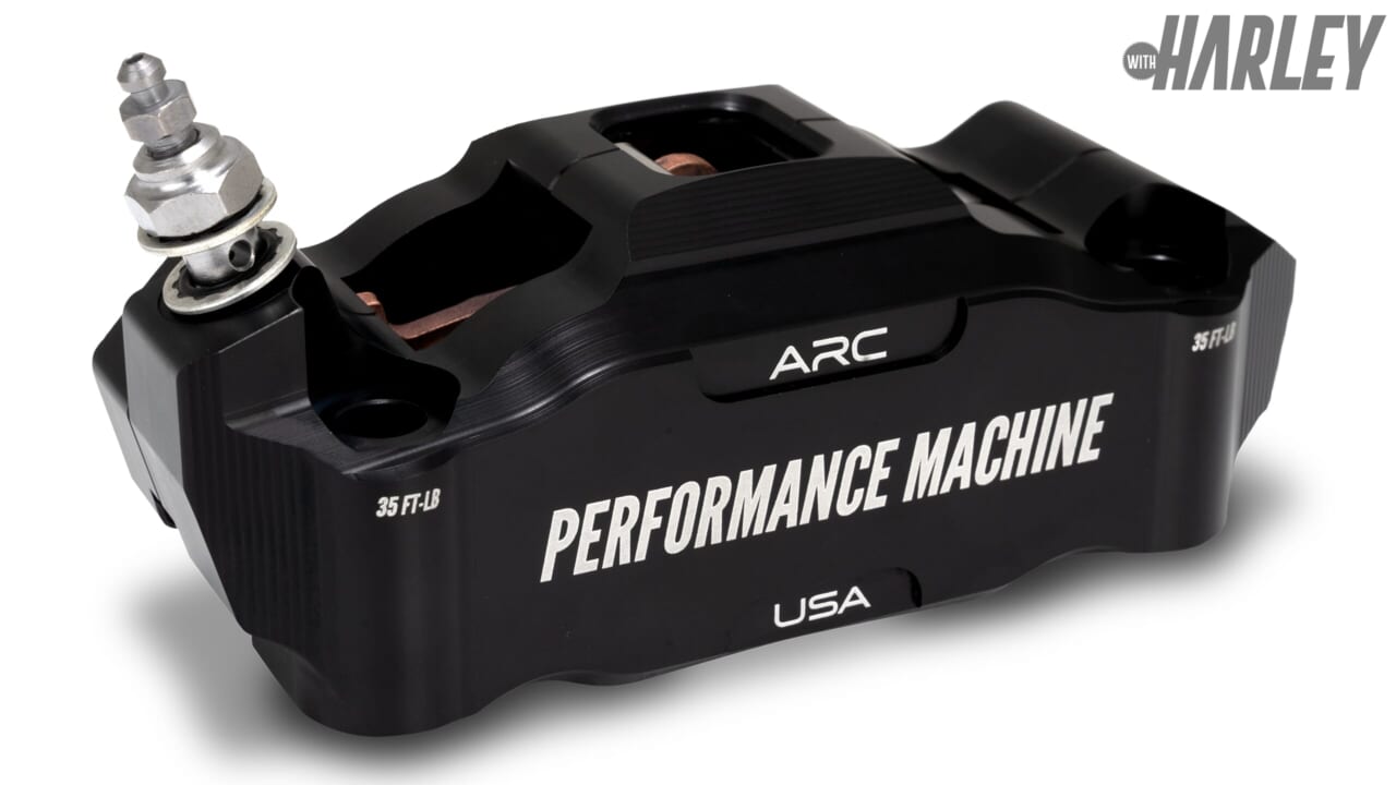 PERFORMANCEMACHINE｜125 X 4 Race series ラジアルマウントキャリパー｜[ハーレーダビッドソンカスタム] 厳選・パフォーマンスアップパーツ〈スズキ＆アソシエイツ〉