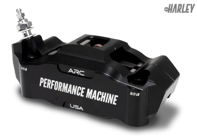 PERFORMANCEMACHINE｜125 X 4 Race series ラジアルマウントキャリパー｜[ハーレーダビッドソンカスタム] 厳選・パフォーマンスアップパーツ〈スズキ＆アソシエイツ〉