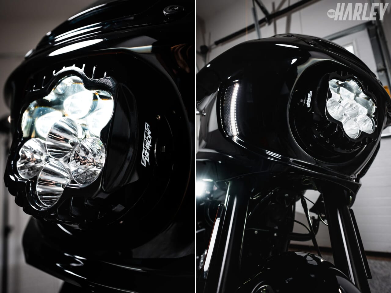 CUSTOM DYNAMICS｜Shark Demon 2 Performance LED Headlight｜[ハーレーダビッドソンカスタム] 厳選・パフォーマンスアップパーツ〈スズキ＆アソシエイツ〉