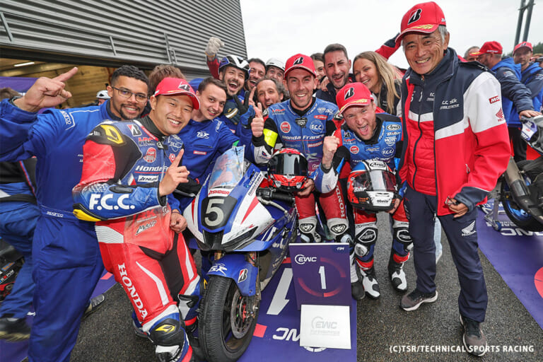 F.C.C. TSR Honda FranceがEWC第2戦スパ8時間耐久レースで勝利　TSR ホンダ CBR1000RR-R  レース  世界耐久選手権 Honda 