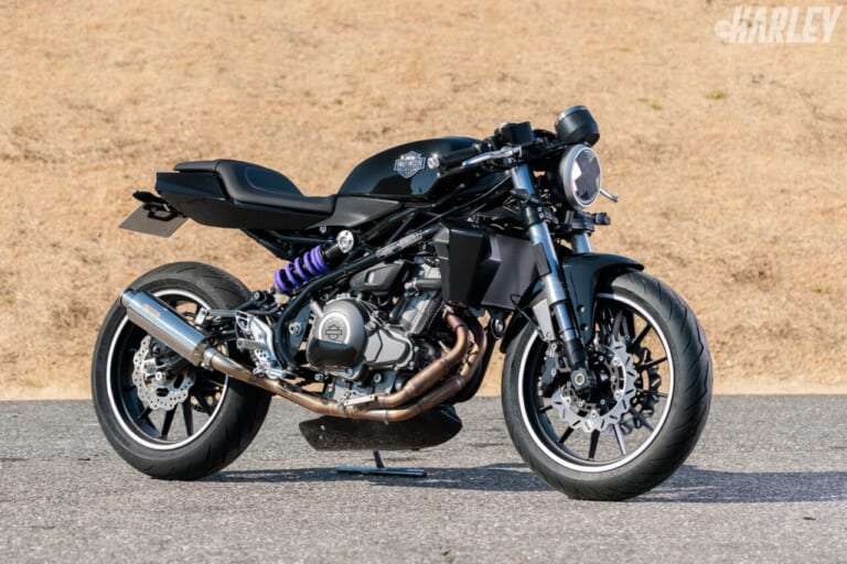 HYPERPRO｜モノショックエマルジョンボディー｜抹茶いぬ｜ハーレーX350の前後サスペンションをカスタム。テクニクス／ナイトロン／ハイパープロ／YSSでレーシーにキメる