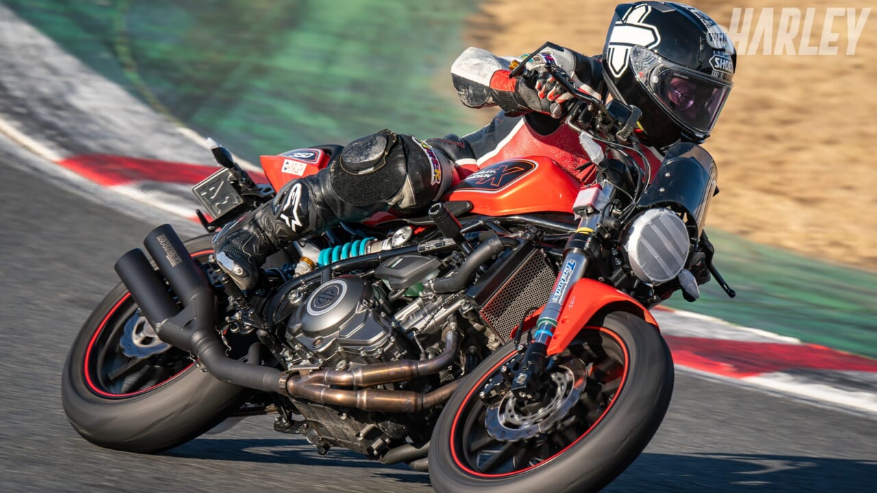 ｜ハーレーX350の前後サスペンションをカスタム。テクニクス／ナイトロン／ハイパープロ／YSSでレーシーにキメる