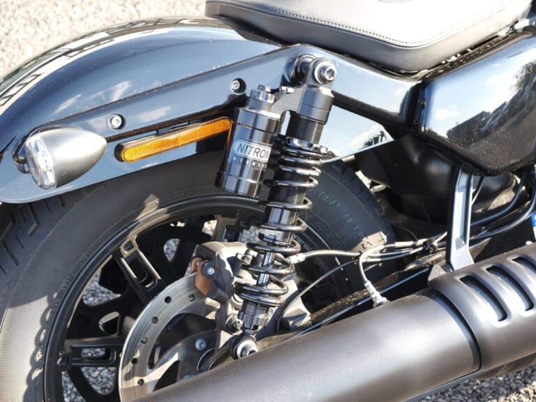 ナイトロン｜ハーレー用｜ハーレーX350の前後サスペンションをカスタム。テクニクス／ナイトロン／ハイパープロ／YSSでレーシーにキメる
