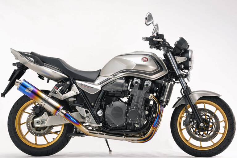 TSRとアールズ・ギアが共同開発するホンダCB1300SF＆SB用リプレイス用チタンフルエキゾースト4-1集合｜TSR製CB1300SF/SB(’21-)用マフラー【世界耐久を共に戦うアールズ・ギアと開発】