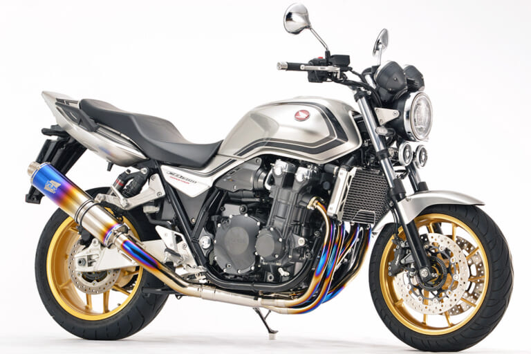 TSRとアールズ・ギアが共同開発するホンダCB1300SF＆SB用リプレイス用チタンフルエキゾースト4-1集合｜TSR製CB1300SF/SB(’21-)用マフラー【世界耐久を共に戦うアールズ・ギアと開発】