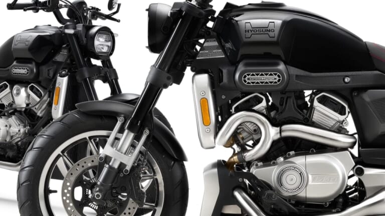 水冷V型2気筒エンジンの原付二種、新型登場!! ヒョースン「GV125Xロードスター」7月上旬発売へ