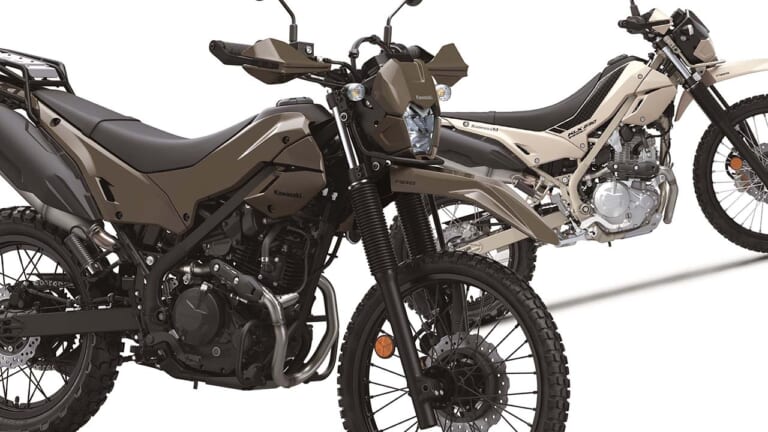 旅する4スト! 北米カワサキがオールニュー「KLX230 DF」「KLX230シェルパS」を発表