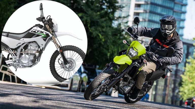 カワサキ「KLX300/SM」2026年モデル登場！ パワフルな水冷292cc単気筒の“闘う4スト”に新色【北米】